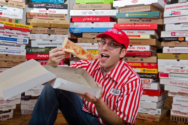  Scott Wiener is a pizza-expert-about-town and owner of a record-holding pizza-box collection. He is curating a pizza-box exhibit at the City Reliquary this summer.